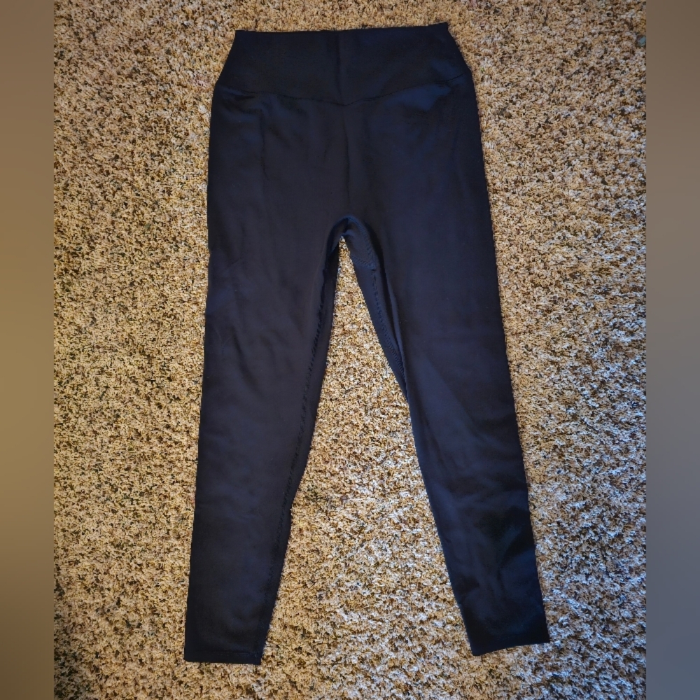 BuffBunny Black High-rise Rosa Leggings (No Pockets) Like New